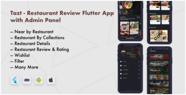 [CodeCanyon] Tazt v1.0.0 - Restaurant Review Flutt_0.png